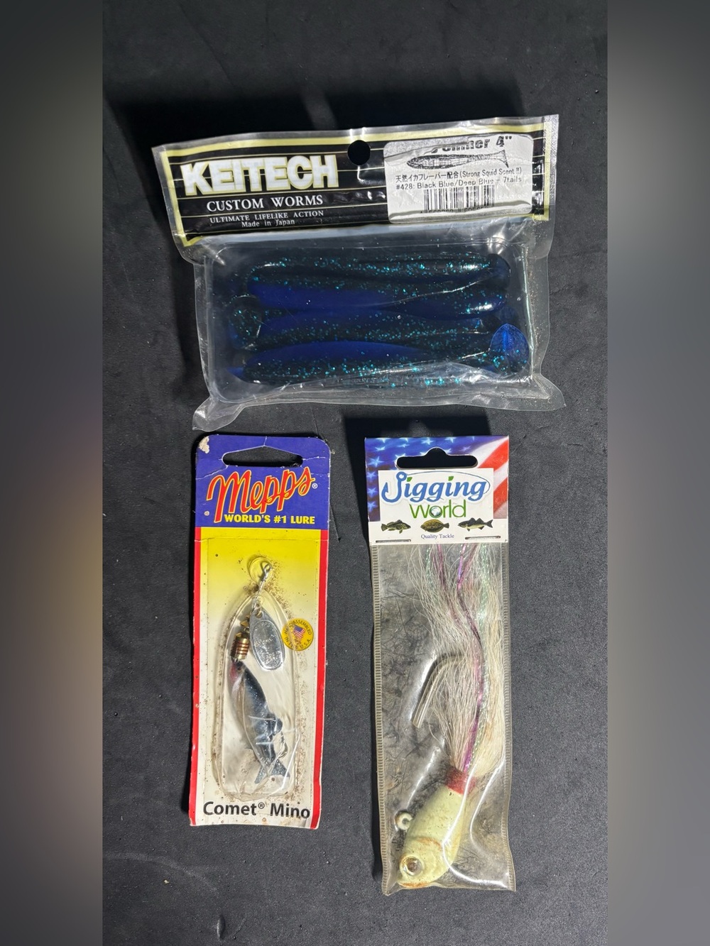 Fishing Lure Lot Worms Soft Baits - Lures